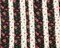 Black-Multi Poly Stretch Floral Print Slub Knit Fabric By the Yard